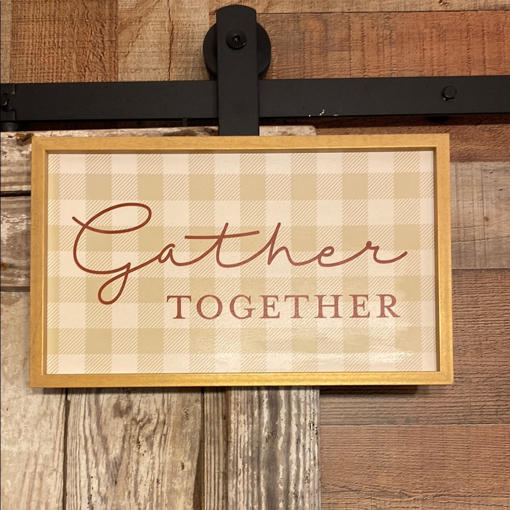 Cream and Brown Rustic Wall Decor Accent
For holiday and everyday use.
